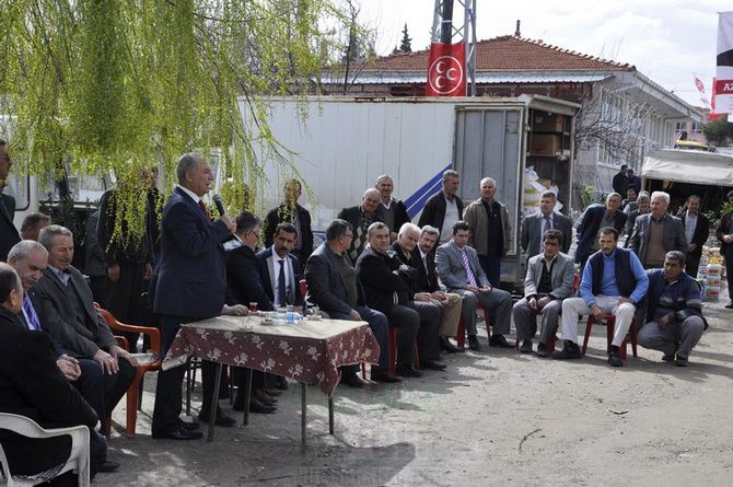 MHP Adayı Mansur Onay; Arabacıbozköy ve Yenidoğan Köyü’nden Destek İstedi